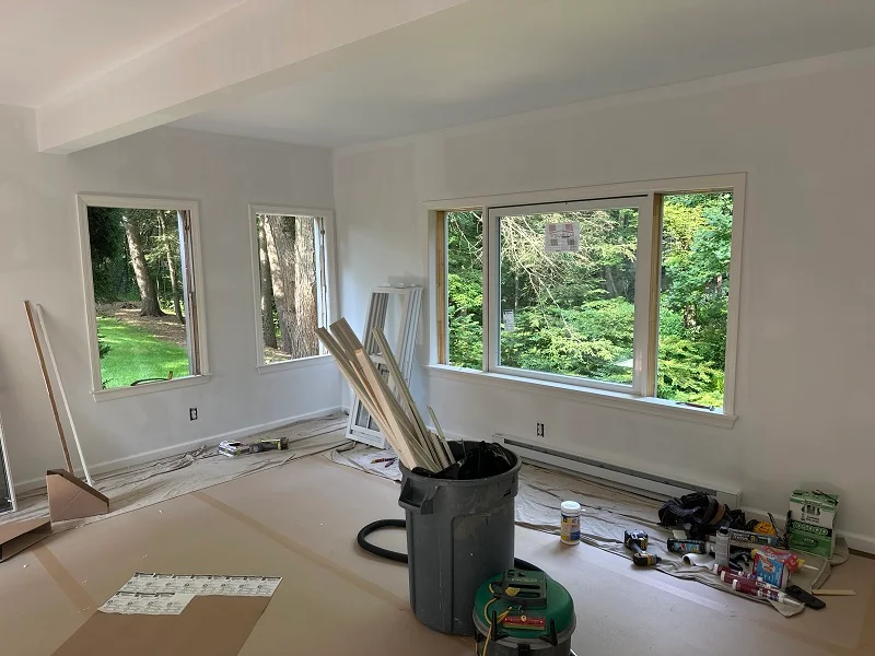 Making this living room brighter with Harvey Tribute windows